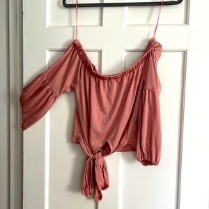 Lspace off shoulder top. Size medium
